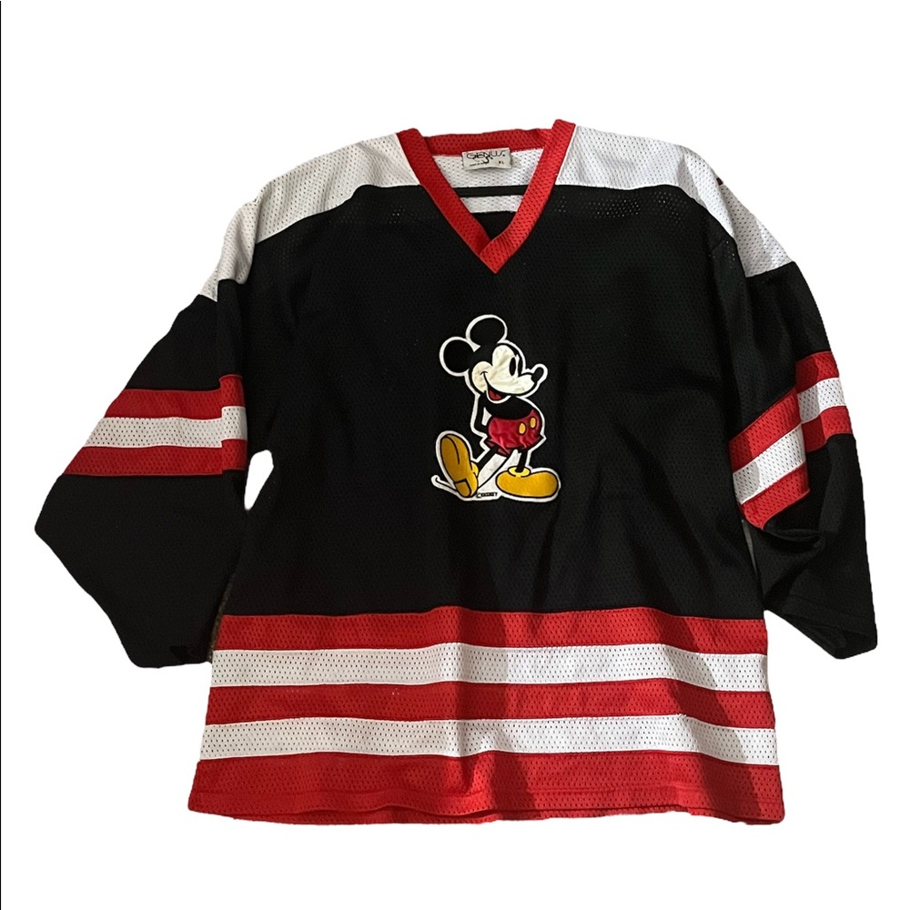 Vintage 90s Disney Mickey Mouse Hockey Jersey